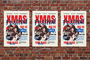 Red Xmas Festival Flyer Set, a Flyer Template by Aiyari Graphic (Thumbnail 3 of 3)