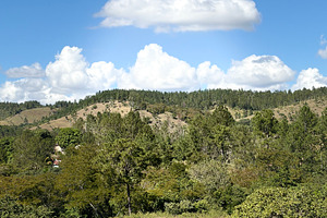 Mountain View With Cloud