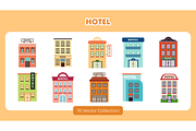 Hotel Vector Set, an Empty State Illustration by Creathub Studio (Thumbnail 1 of 6)