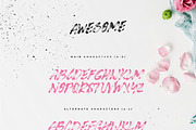 Awesome Typeface, a Script Font by Mats-Peter Forss (Thumbnail 6 of 6)