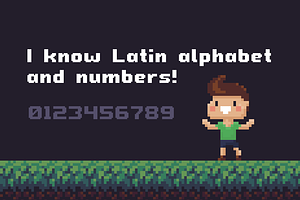 Chubby Choo - Pixel Art Font