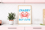 Crabby But Cute PNG, Trendy Beach, a Seasonal Illustration by Libby Wishes (Thumbnail 3 of 5)