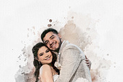 Wedding Watercolor Art Photo Effect, an Action Add-On by MRI STUDIO (Thumbnail 20 of 22)