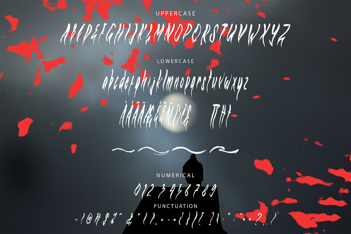 ROHSERAM - Halloween Horror Font, a Font by NTC Graphic (Photo 7 of 8)