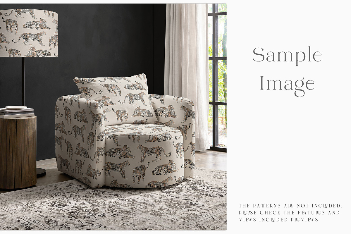 Armchair Upholstery Mockup, a Household Mockup by mock-ups (Photo 10 of 13)
