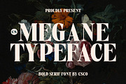 CS Megane – Bold Font, a Serif Font by Craft Supply Co. (Thumbnail 1 of 8)