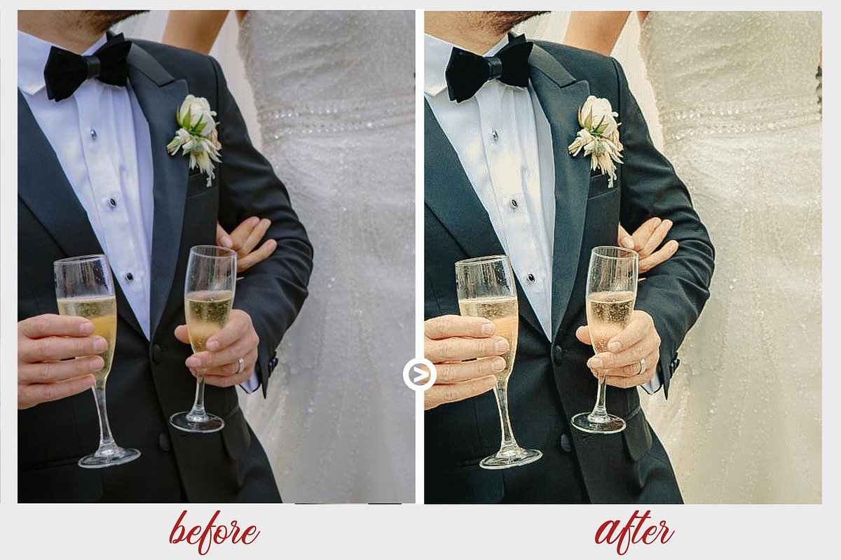 BRIGHT WEDDING - LUTs Bundle, a Preset Add-On by CineMart (Photo 4 of 11)
