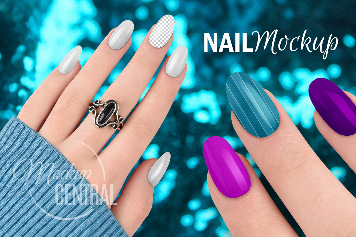 Finger Nail Polish Wrap Mockup, a Product Mockup by HaywireMedia & Mockups (Photo 2 of 2)