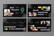 Black Creative Pitch Deck PPT, a Presentation Template by graphicook (Thumbnail 4 of 5)