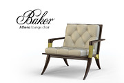 Baker Athens lounge chair, a Furniture 3D Model by WidhiMuttaqien (Thumbnail 1 of 6)