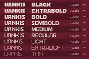Vankis Font Family, a Sans Serif Font by zeenesia (Thumbnail 2 of 21)