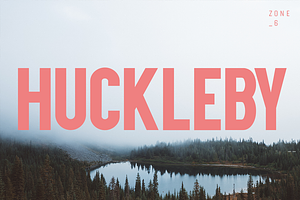 Huckleby Vintage Sans Serif Family