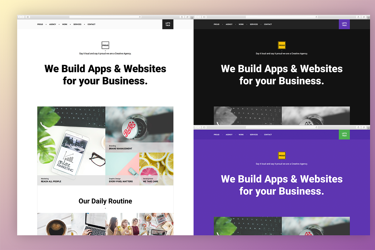 Proud - Creative Agencies, a HTML Template by Storytics (Photo 1 of 7)