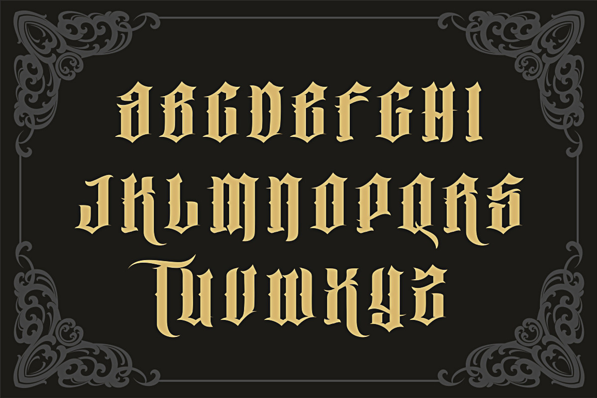 Trueper Font preview 2