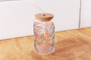 Autumn Leaves Can Glass Wrap 16oz., an Object Graphic by Doodle Cloud Studio (Thumbnail 6 of 12)
