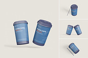 Paper Cup Mockup, a Packaging Mockup by tiyasprabawa (Thumbnail 1 of 5)
