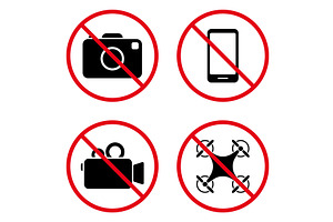 Stop sign Icons, an Object Illustration by Vector Creator