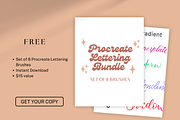 Modern Calligraphy Workbook, a Print Template by An Inkling Of Curry (Thumbnail 9 of 11)