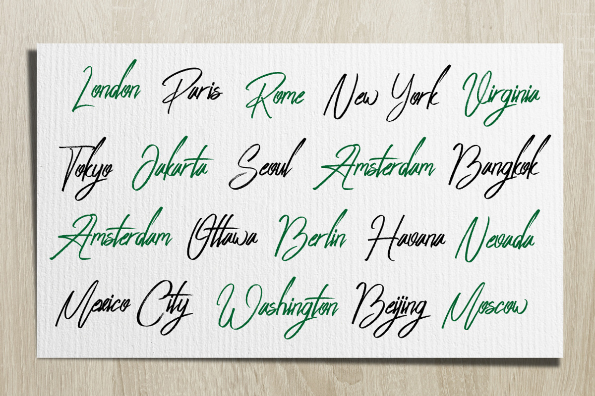 Peace Maker - Handletter Font preview 2