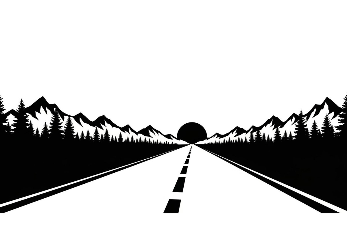 Sunrise Mountain Road Bundle, an Illustration by musafir_fashion (Photo 14 of 14)