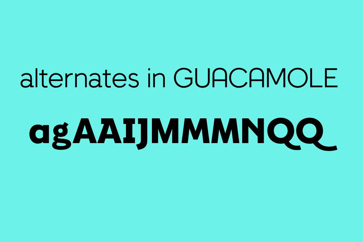 Guacamole, a Font by FontMesa (Photo 4 of 5)
