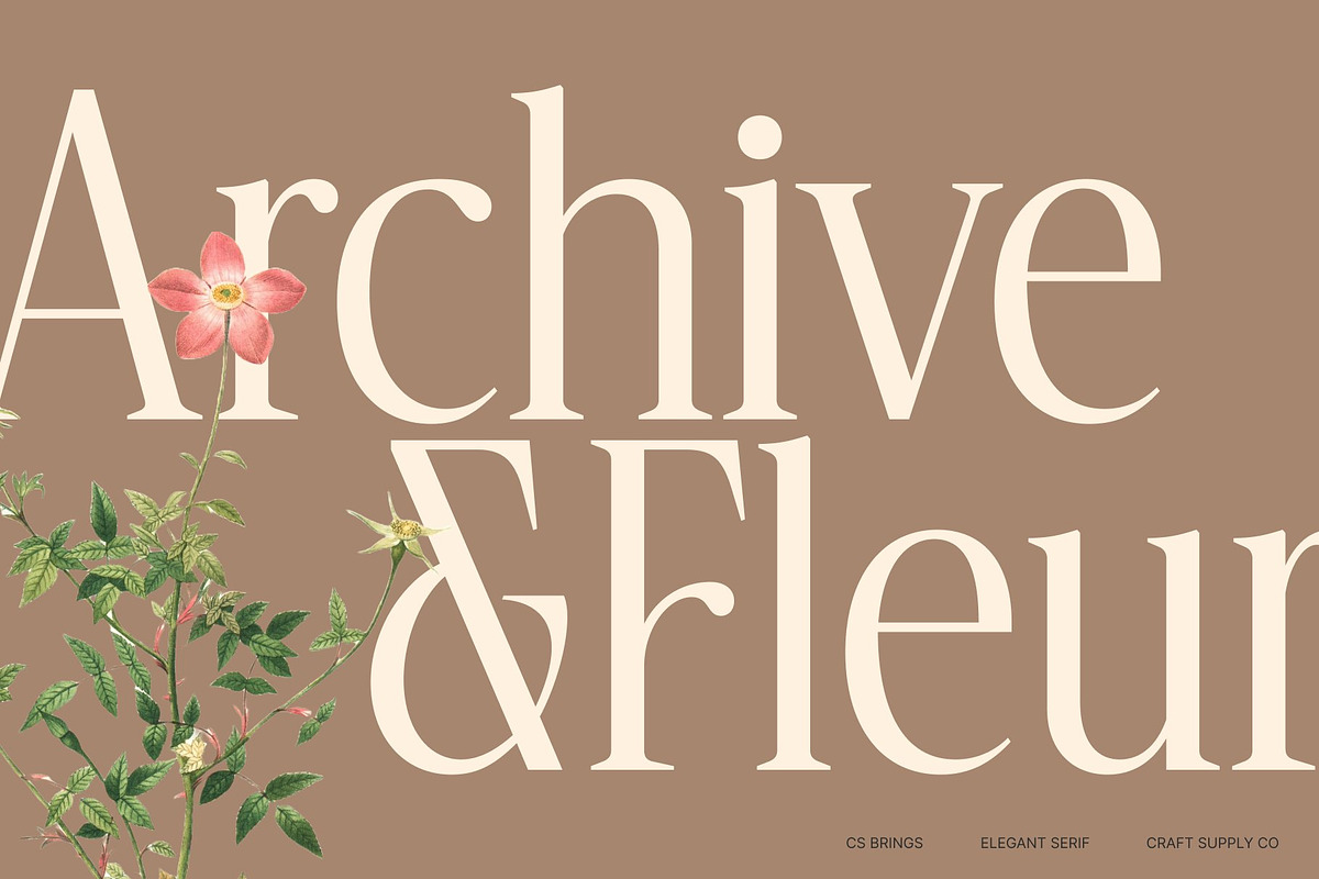 CS Brings – Elegant Serif Font, a Serif Font by Craft Supply Co. (Photo 6 of 8)