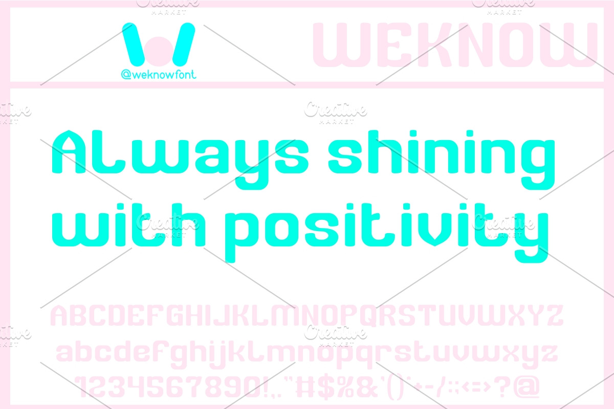 Bright Side font, a Sans Serif Font by weknow (Photo 2 of 8)