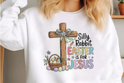 Silly Rabbit Easter is for Jesus PNG, an Illustration by Designking (Thumbnail 4 of 6)