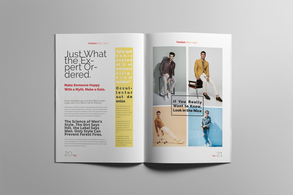 Fashion Magazine Template Design, a Magazine Template by Swayang (Photo 11 of 15)