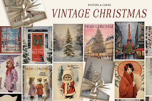 Vintage Christmas Posters