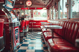 A classic diner setting with a check, a Photo by Iftikhar Alam