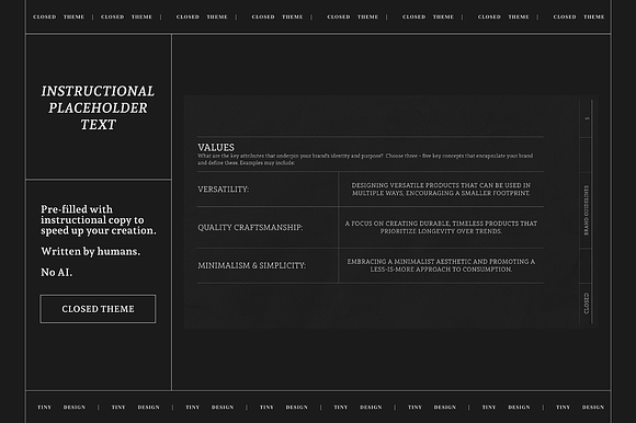 Closed Brand Guidelines Template preview 8