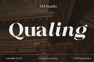 Qualing - Luxury Serif (135 Font)