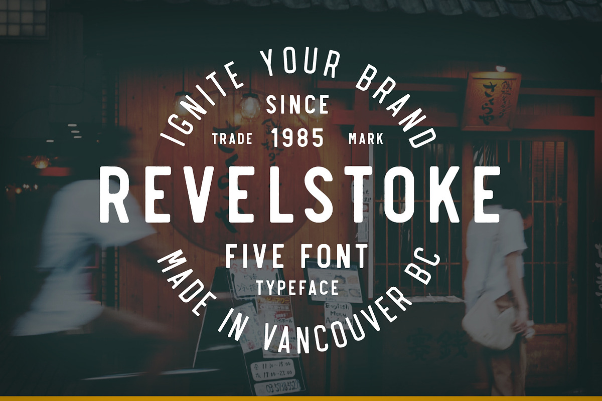Revelstoke - 5 Font Family