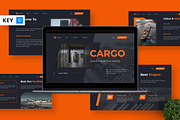 Cargo - Logistic Keynote, a Presentation Template by Deepslide Studio (Thumbnail 1 of 4)