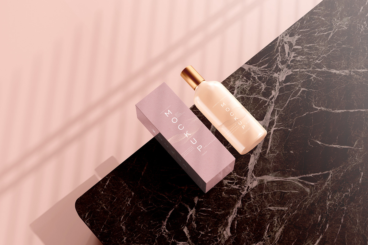 390+ Cosmetic Branding Mockup Scenes, a Cups & Container Mockup by pmvch (Photo 182 of 367)