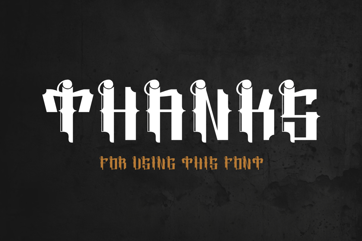 Magical Sains - Blackletter Font, a Blackletter Font by QR Design Studio (Photo 7 of 7)