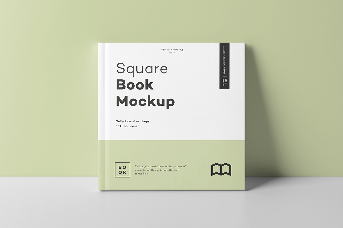 Square Book Mock up 2, a Books & Magazine Mockup by Yogurt86 (Photo 10 of 18)