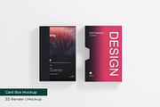 Card Mockup | 3D Rendering, an Advertising Mockup by mrfauzi (Thumbnail 1 of 11)