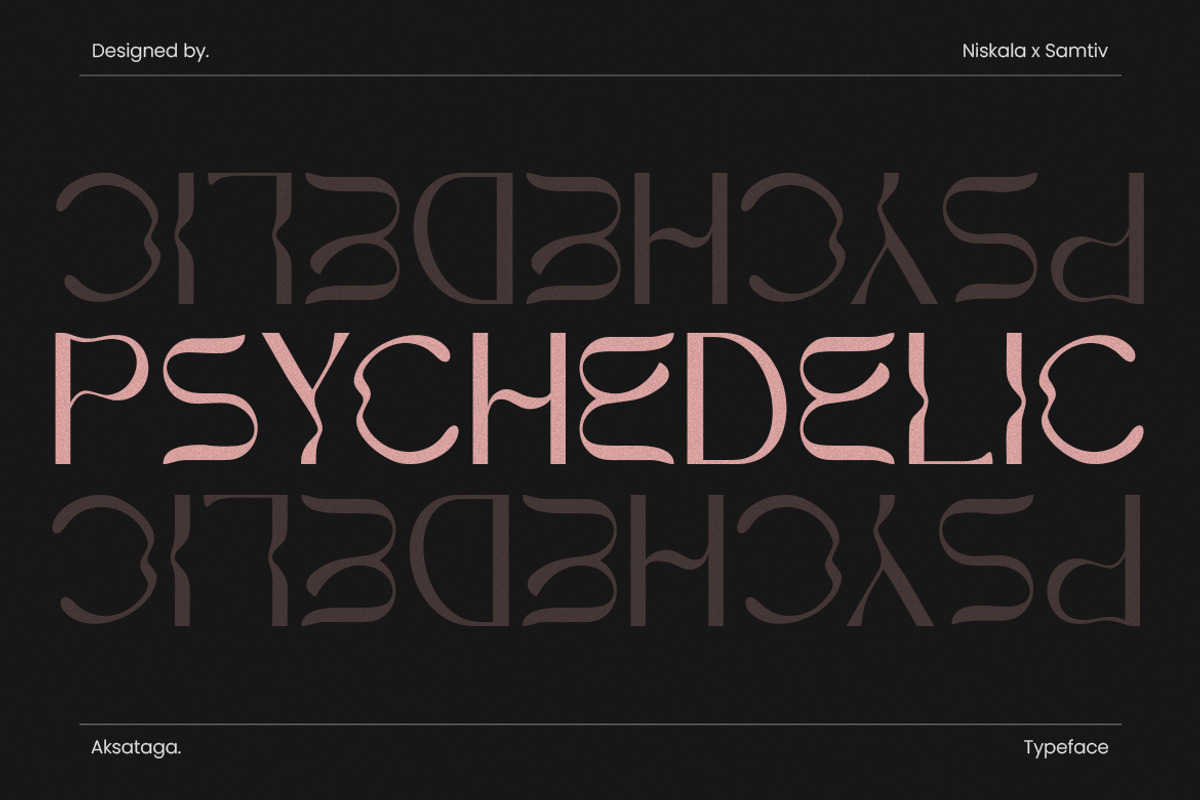 Aksataga - A Modern Classic Typeface, a Sans Serif Font by Samtiv Studio (Photo 2 of 7)