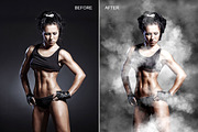 Smoke Photoshop Action preview 5