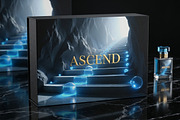 Glowing Ice Staircase Cave Photo, a Background Graphic by Aura Canyon HQ (Thumbnail 7 of 8)