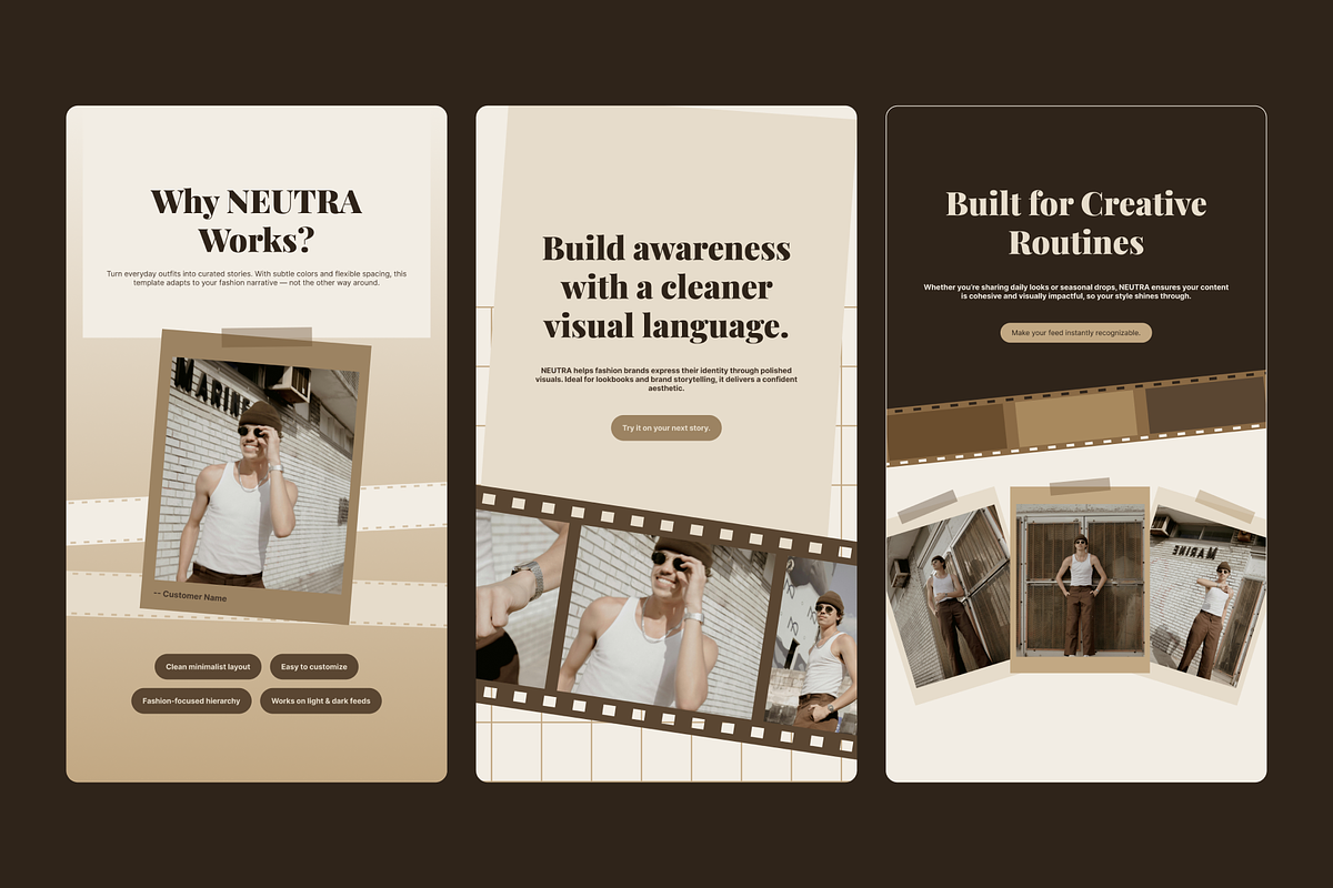 Neutra - Fashion Style Social Media, a Social Media Template by SLAB! Design (Photo 6 of 8)