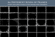 Snowflake Frames photo overlays, a Layer Style Add-On by BrownLeopard (Thumbnail 2 of 6)