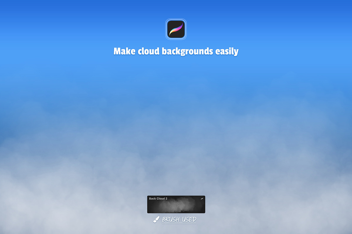 Clouds Procreate Brushes, a Brush Add-On by Andrew Skoch Design (Photo 5 of 10)