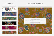 Jacobean Bloom Prints & Motifs, a Pattern Graphic by LEAFure (Thumbnail 2 of 10)