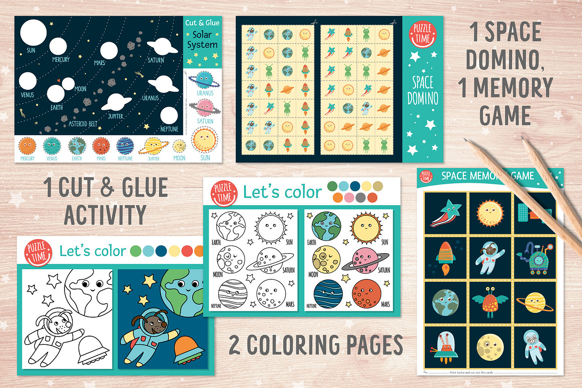 Space Games, an Education Illustration by Lexi Claus (Photo 6 of 13)