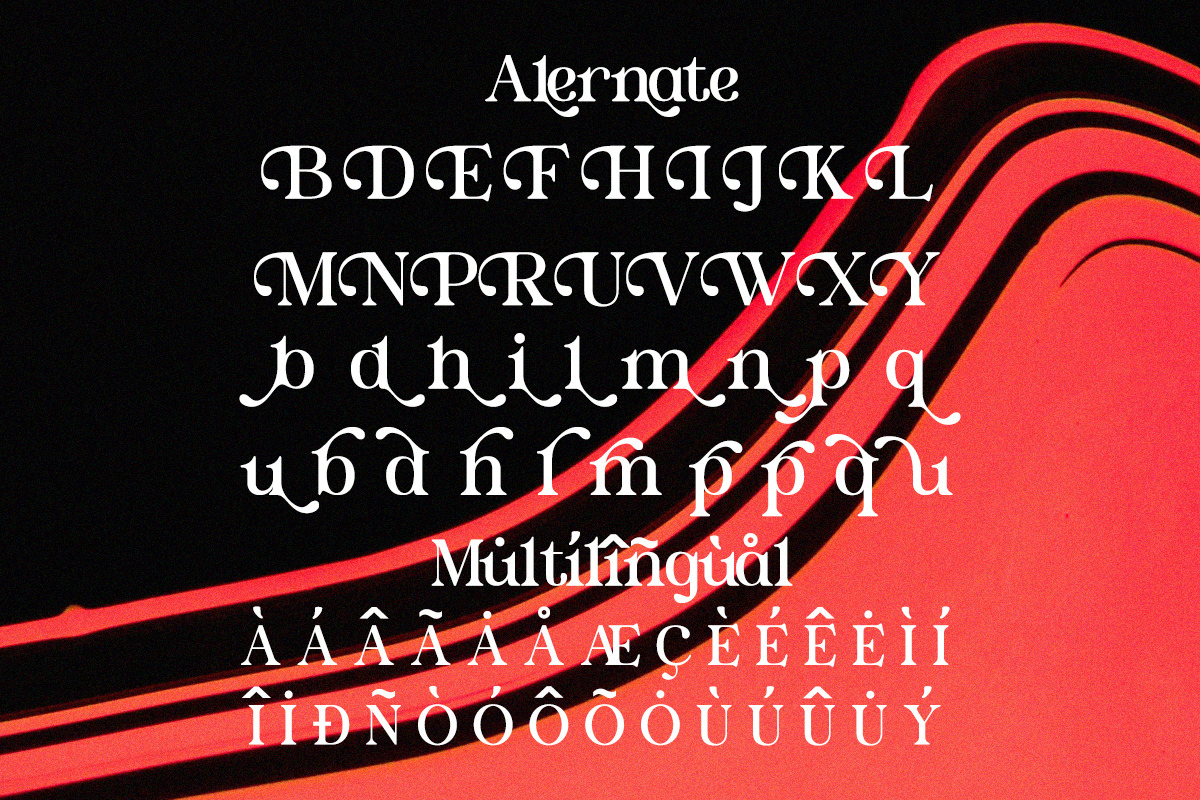 Lubidow – Modern Elegant Serif, a Serif Font by Qweera Studio (Photo 11 of 12)