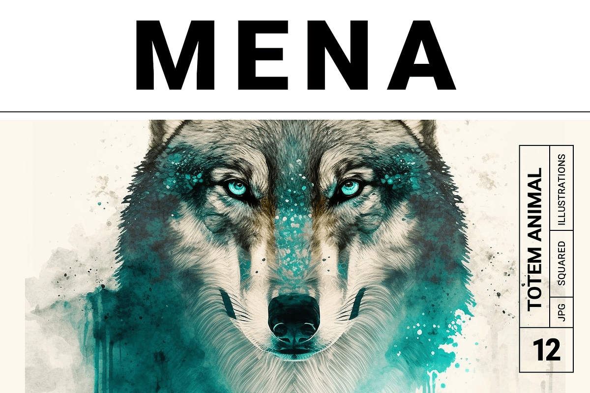 Mena Collection · Totem Animals, an Animal Illustration by milatovar (Photo 1 of 19)