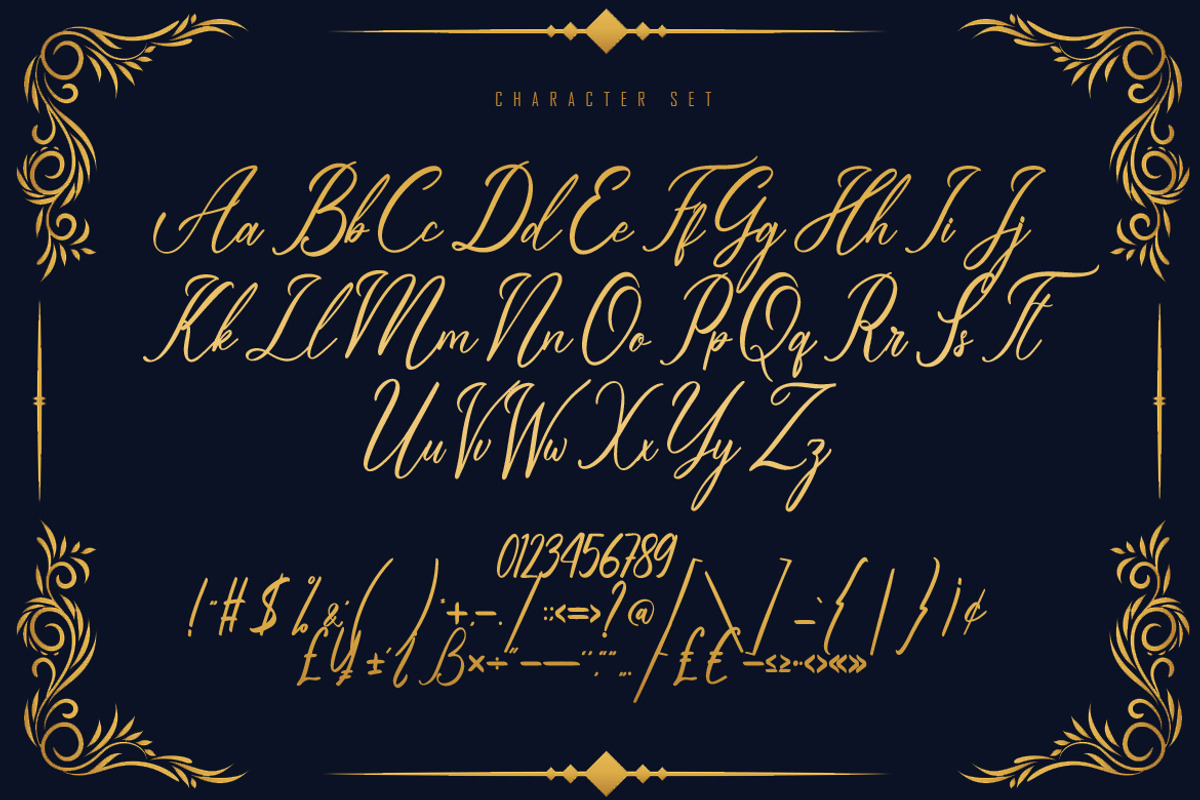 Fallinghat An Elegant Script, a Script Font by skiiller studio (Photo 6 of 8)